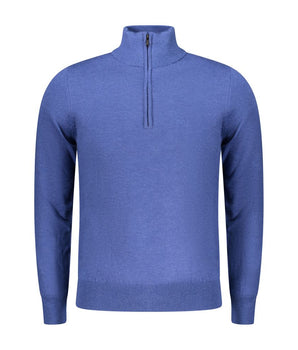 Rifle Blue Wool Men Sweater