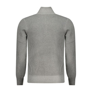 Rifle Gray Nylon Men Sweater