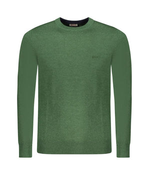Rifle Green Wool Men Sweater