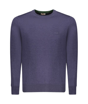 Rifle Blue Wool Men Sweater