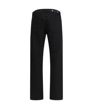 Stone Island Black Cotton Jeans Denim