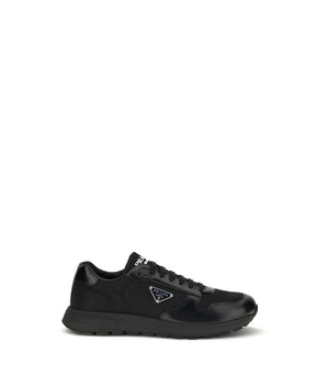 Prada Black Recycled Polyamide Athletic Sneakers