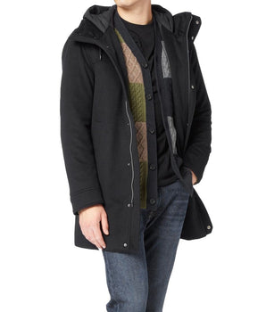 Herno Black Cashmere Coat