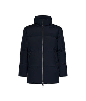 Herno Blue Polyester Coat