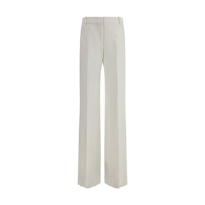 Ermanno Scervino White Viscose Casual Pants