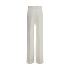 Ermanno Scervino White Viscose Casual Pants