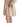 Jucca Leather Beige Long Sleeves Collared A-line Mini  Dress