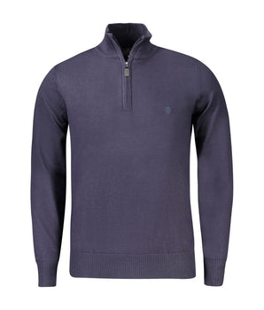 Coveri Moving Blue Nylon Sweater