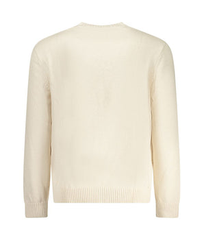 Tommy Hilfiger Beige Cotton Men Sweater