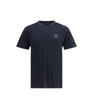 Stone Island Blue Cotton T-Shirt