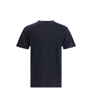 Stone Island Blue Cotton T-Shirt