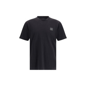 Stone Island Black Cotton T-Shirt