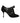 Dolce & Gabbana Black Floral High Heels LACE-UPS Pumps Shoes
