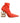 Dolce & Gabbana Orange DG Logo Heels Ankle Boots Shoes