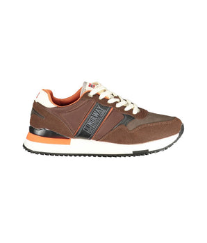 Norway 1963 Brown Polyester Men Sneaker