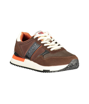 Norway 1963 Brown Polyester Men Sneaker