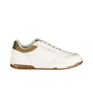 Tommy Hilfiger White Leather Men Sneaker