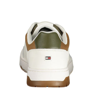 Tommy Hilfiger White Leather Men Sneaker