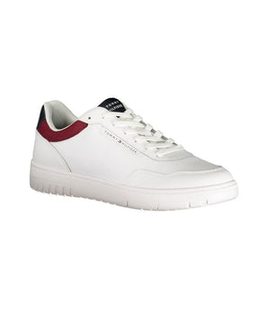 Tommy Hilfiger White Leather Men Sneaker