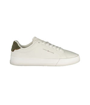 Tommy Hilfiger White Leather Men Sneaker
