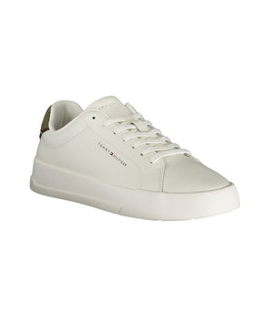 Tommy Hilfiger White Leather Men Sneaker