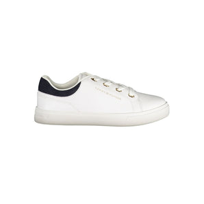 Tommy Hilfiger White Leather Women Sneaker