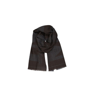 Missoni Brown Virgin Wool Scarf