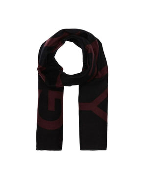 Givenchy Black Virgin Wool Scarf