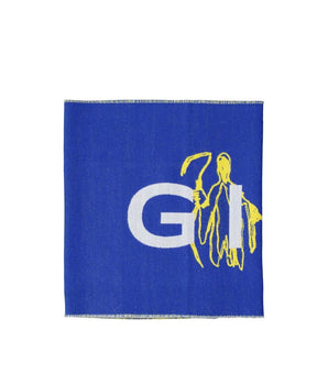 Givenchy Blue Silk Scarf