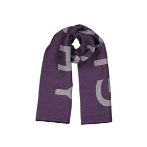 Givenchy Purple Virgin Wool Scarf