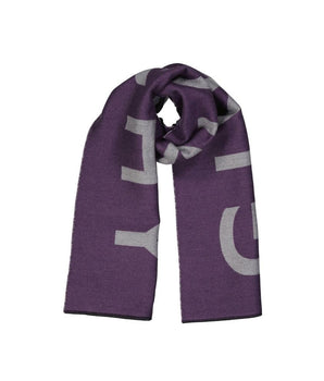 Givenchy Purple Virgin Wool Scarf