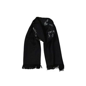 Givenchy Black Virgin Wool Scarf