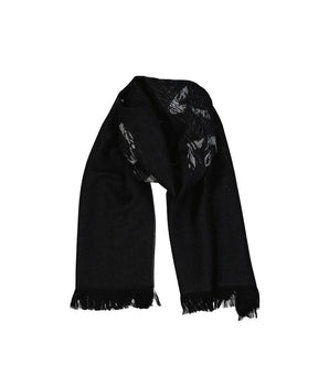 Givenchy Black Virgin Wool Scarf