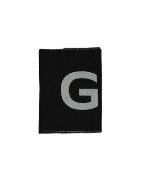 Givenchy Black Virgin Wool Scarf