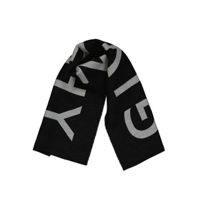 Givenchy Black Virgin Wool Scarf