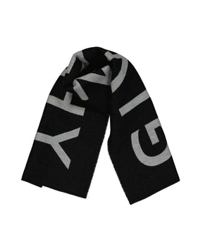 Givenchy Black Virgin Wool Scarf
