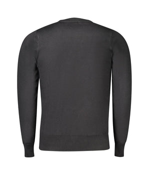 Coveri Moving Black Nylon Sweater