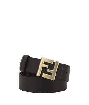 Fendi Brown Calf Leather Bos Taurus Regular Belt
