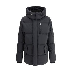 Moose Knuckles Black Nylon Coat