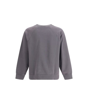 Maison Kitsuné Gray Cotton Sweatshirt