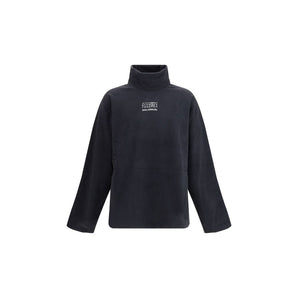 MM6 Black Polyester Sweatshirt