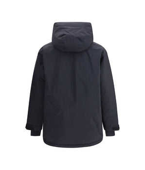 MM6 Black Polyester Parka
