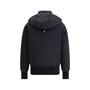 Moose Knuckles Black Cotton Bomber
