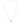 Valentino Garavani White Metal Necklace