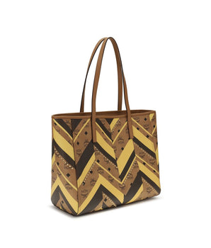 MCM Multicolor Fabric Handbag