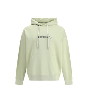 Off-White Green Cotton Sweatshirt
