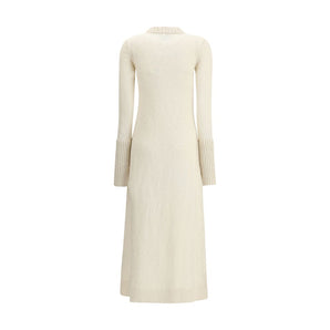 SA SU PHI White Cashmere Casual Dress