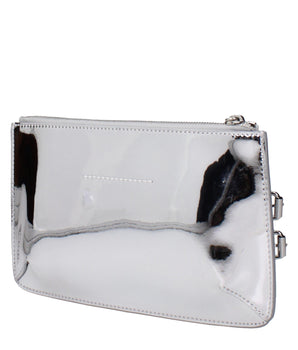 Maison Margiela Gray Leather Clutch Bag