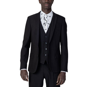 Antony Morato Black Polyester Blazer