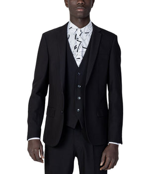 Antony Morato Black Polyester Blazer